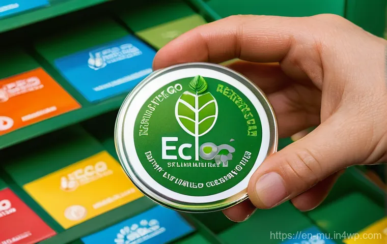 그린워싱 비판을 위한 연구 방법론 - **Prompt:** "A visually compelling split image showcasing the contrast between a product's 'green' m...